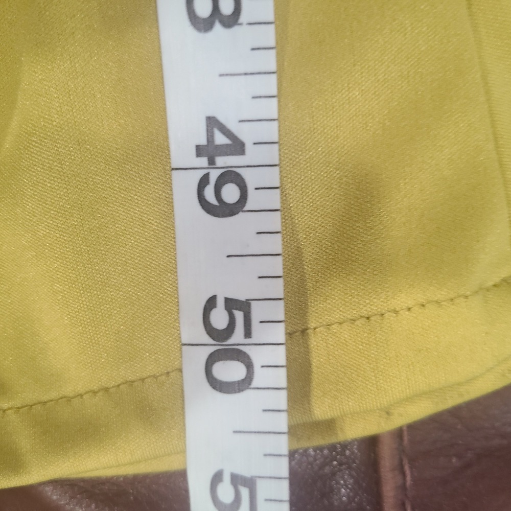 Aveloria Chartreuse Yellow Ruched Sleeveless Maxi Dress Size 8/10 Large - Picture 9 of 11